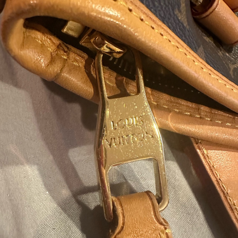 Louis Vuitton Brown Monogram Tote Bag - Picture 14 of 16